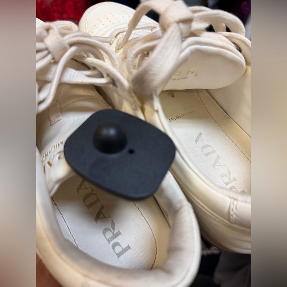 Prada downtown leather sneakers AUTHENTIC - Picture 12 of 14